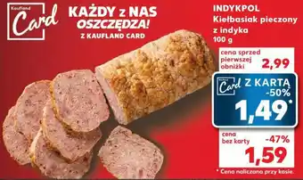 Kaufland INDYKPOL Kiełbasiak pieczony z indyka 100 g oferta
