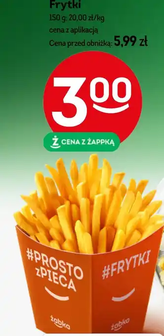 Żabka Frytki Prosto z pieca oferta