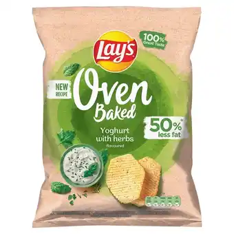 Kaufland Lay's Oven Baked Pieczone formowane chipsy ziemniaczane o smaku jogurtu z ziołami 180 g oferta