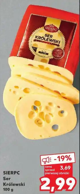 Kaufland SIERPC Ser Królewski 100 g oferta