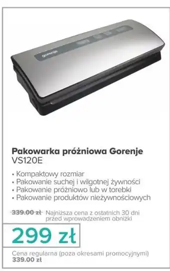 Max Elektro Pakowarka próżniowa Gorenje oferta