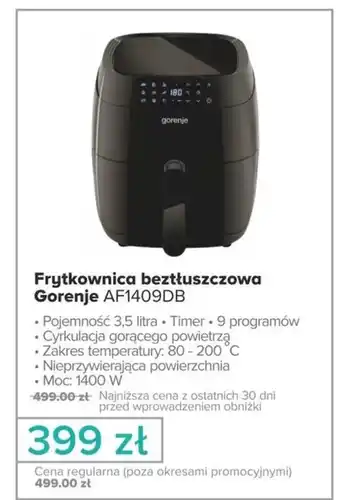 Max Elektro Frytkownica Gorenje oferta