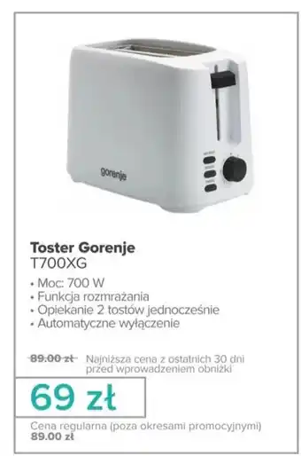 Toster Gorenje