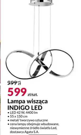 Agata Meble Lampa LED Indigo oferta