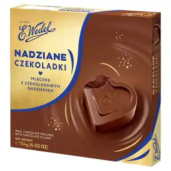 Netto E. Wedel Nadziane czekoladki mleczne z czekoladowym nadzieniem 114 g oferta