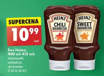 Biedronka Sos barbecue Heinz oferta