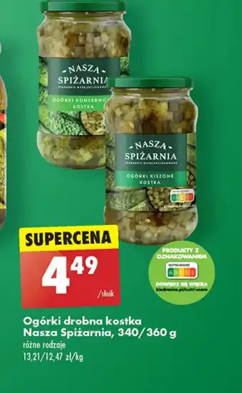 Biedronka Ogórki Nasza Spiżarnia oferta