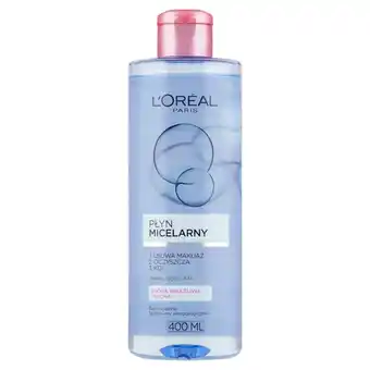Rossmann L'Oreal Paris Płyn micelarny skóra wrażliwa i sucha 400 ml oferta