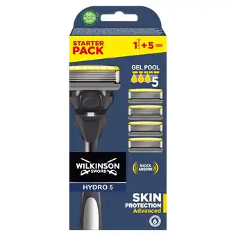 Rossmann Wilkinson Sword Hydro 5 Skin Protection Advanced Maszynka do golenia rączka i 5 wkładów do golenia oferta
