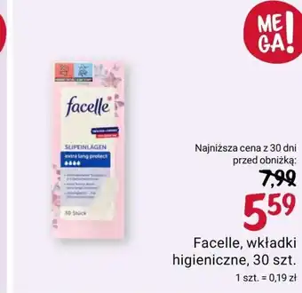 Rossmann Wkładki higieniczne Facelle oferta