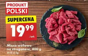Biedronka Mięso wołowe na strogonow, 400 g oferta