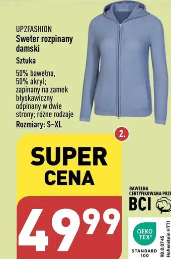 ALDI Sweter damski Up2Fashion oferta