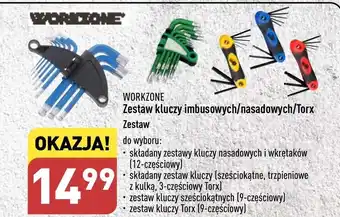 ALDI Zestaw kluczy Workzone oferta