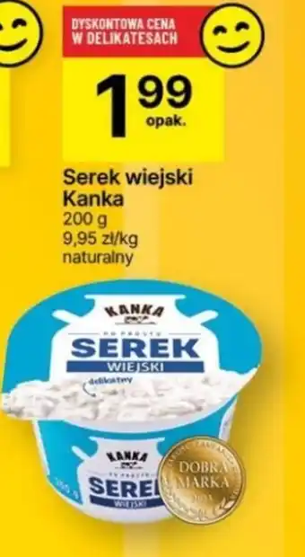 Delikatesy Centrum Serek wiejski Kanka oferta