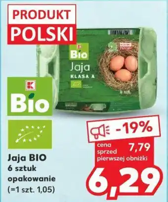 Kaufland Jaja BIO 6 szt. oferta