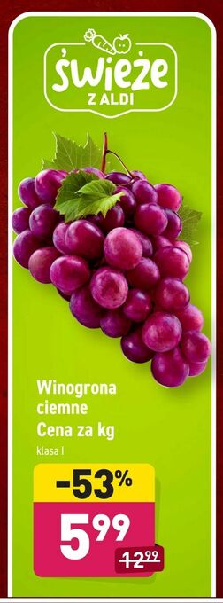 ALDI Winogrona ciemne oferta