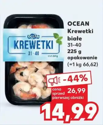 Kaufland OCEAN Krewetki białe 225 g oferta