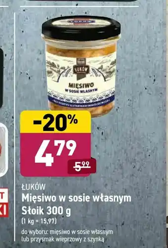 ALDI Mięsiwo w sosie własnym Słoik 300 g oferta