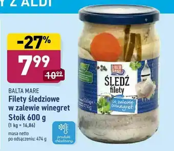 ALDI Filety śledziowe w zalewie winegret oferta