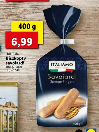 Lidl Biszkopty savoiardi oferta