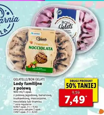 Lidl Lody familijne z polewą oferta