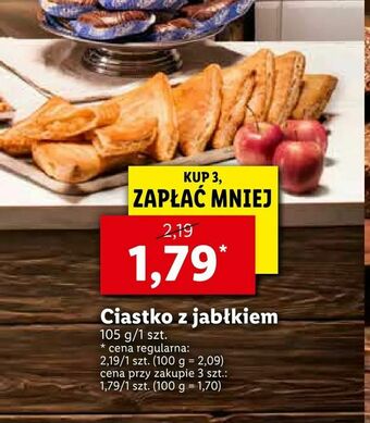 Lidl Ciastko z jabłkiem oferta