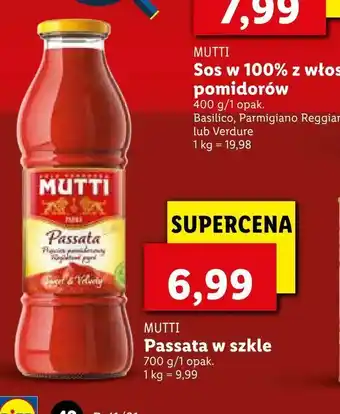 Lidl Passata w szkle oferta