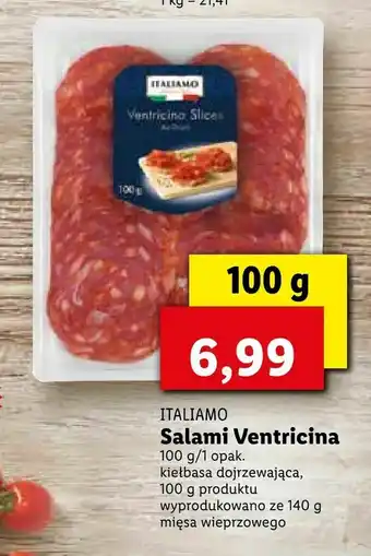 Lidl Salami Ventricina oferta