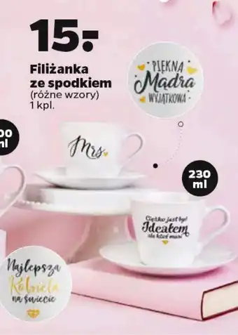 Netto Filiżanka ze spodkiem oferta