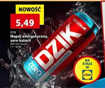 Lidl Napój energetyczny, zero kalorii oferta