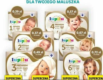Lidl Pieluszki 3 midi, 4 maxi lub 5 junior oferta