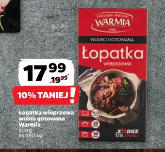 Netto Łopatka wieprzowa wolno gotowana Warmia oferta