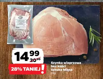 Netto Szynka wieprzowa bez kości Sztuka Mięsa oferta