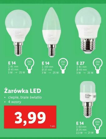 Lidl Żarówka LED oferta