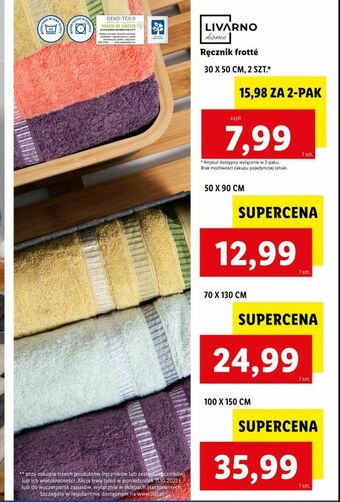 Lidl Ręcznik frotté oferta