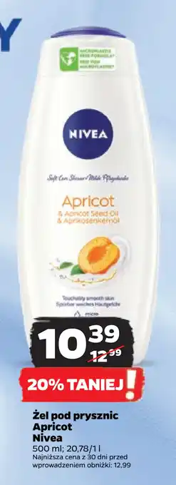Netto Żel pod prysznic Apricot Nivea oferta