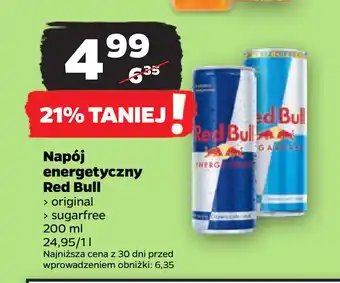 Netto Napój energetyczny Red Bull oferta
