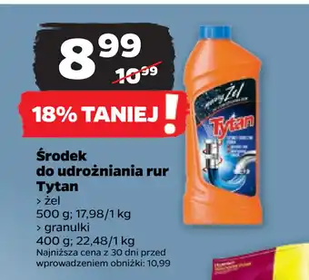 Netto Środek do udrożniania rur Tytan oferta
