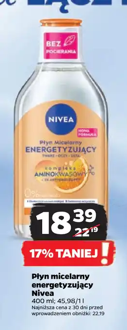Netto Płyn micelarny energetyzujący Nivea oferta