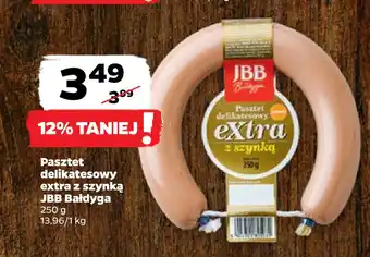 Netto Pasztet delikatesowy extra z szynką JBB Bałdyga oferta