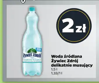 Netto Woda źródlana Żywiec Zdrój delikatnie musujący oferta