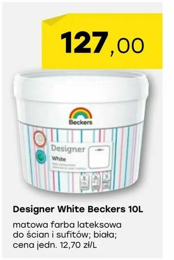 Designer White Beckers 10L
