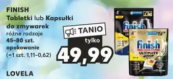 Kaufland FINISH Tabletki lub Kapsułki do zmywarek 45-80 szt. oferta