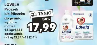Kaufland LOVELA Proszek 1,3 kg / Mleczko do prania 1,45 l oferta