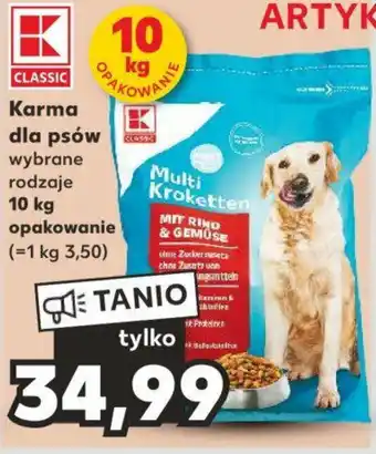 Kaufland Karma dla psów 10 kg oferta