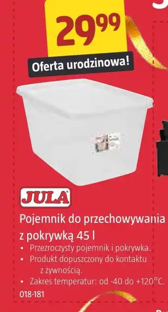 Jula Pojemnik do przechowywania oferta