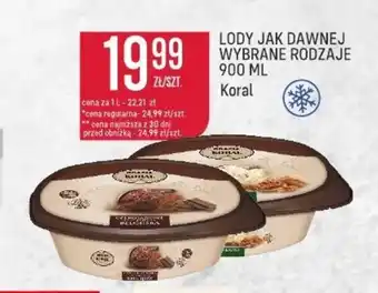Społem Lody Koral oferta