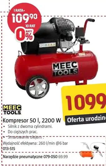 Jula Kompresor Meec Tools oferta