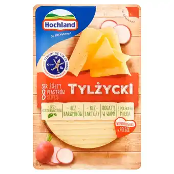 Społem Hochland Ser żółty tylżycki w plastrach 135 g oferta