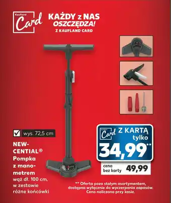 Kaufland NEW-CENTIAL Pompka z manometrem oferta